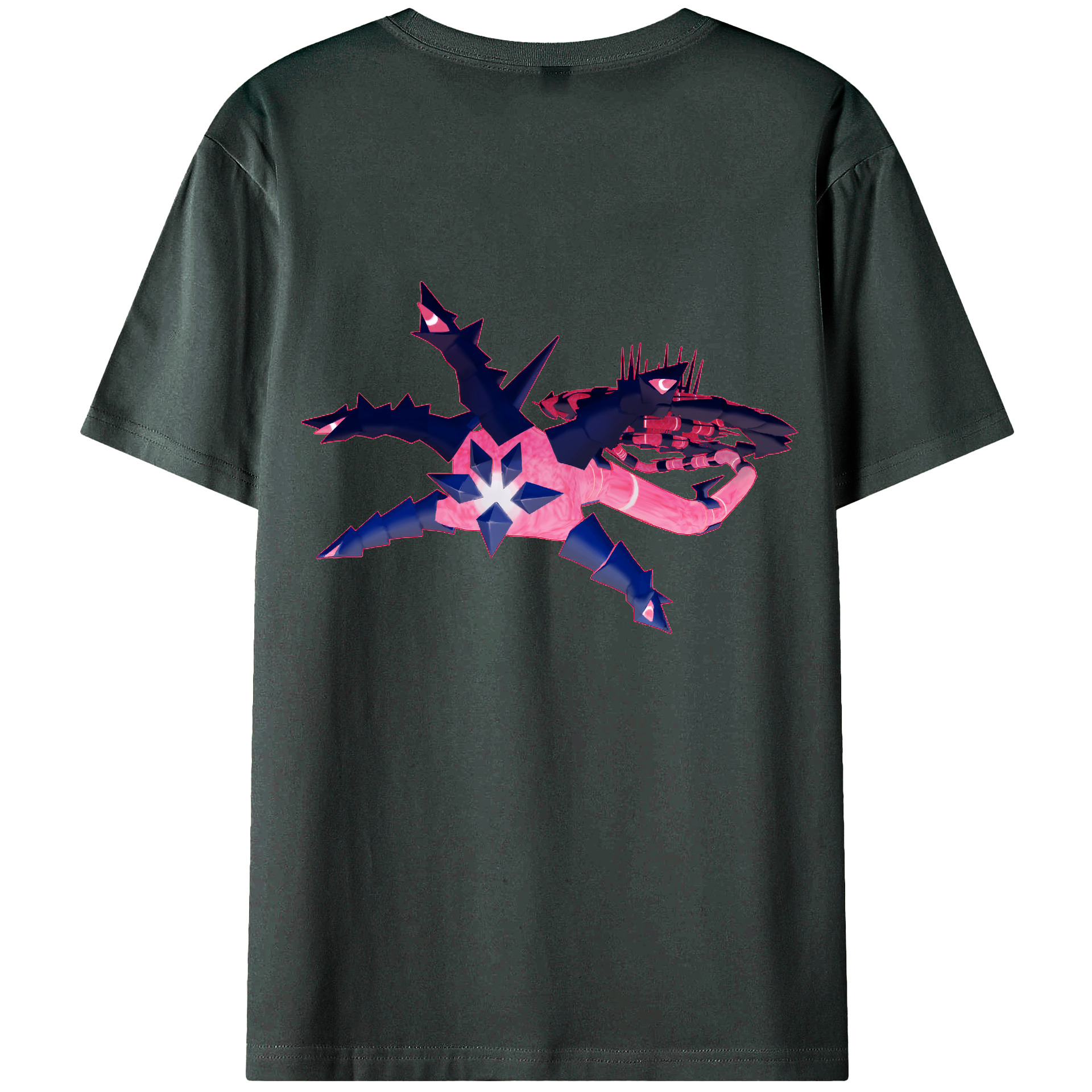 （画像用） ポケットモンスター Pokémon 綿100％ メンズ半袖Tシャツ（バックプリント） 通気性